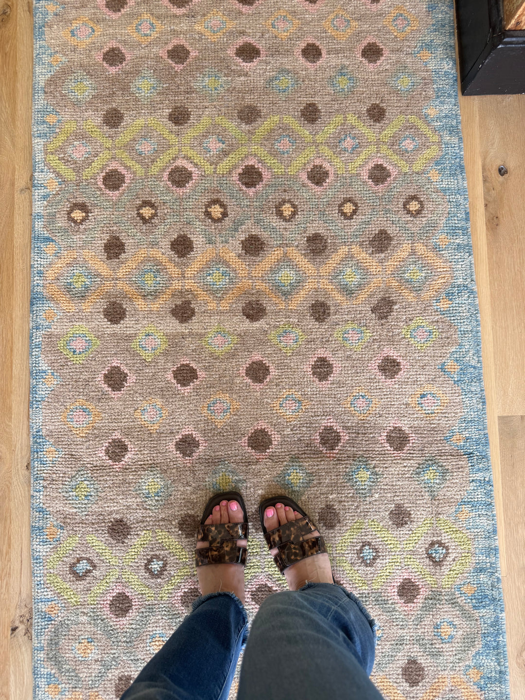 Oushak Runner 2.10x11.6 - LillieKat Rugs