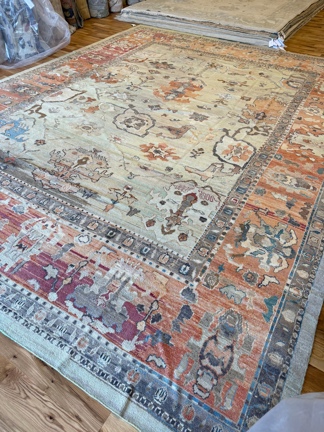 Oushak (OLD WOOL) 12.2x15.9