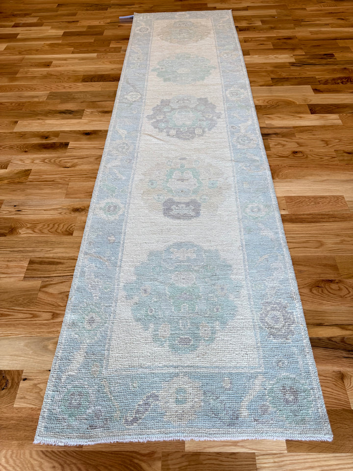Oushak Runner 2.7x9.11 - LillieKat Rugs