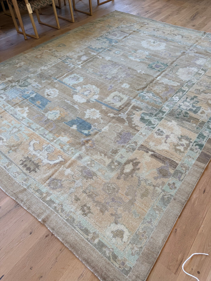 Oushak (OLD WOOL) 9.2x11.9 - LillieKat Rugs