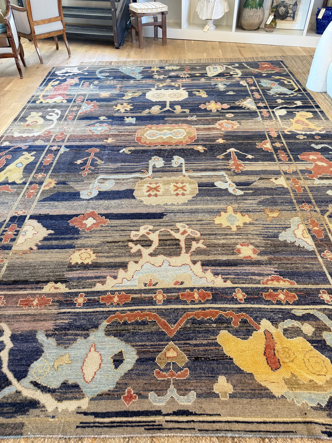Oushak (OLD WOOL) 10.0x13.10 - LillieKat Rugs